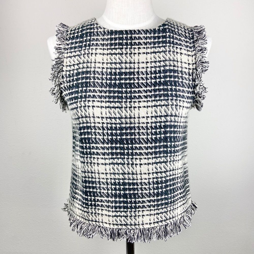 Maven West Frayed Tank Top